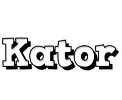 Kator snowing logo