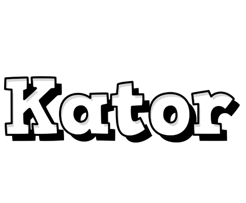 Kator snowing logo