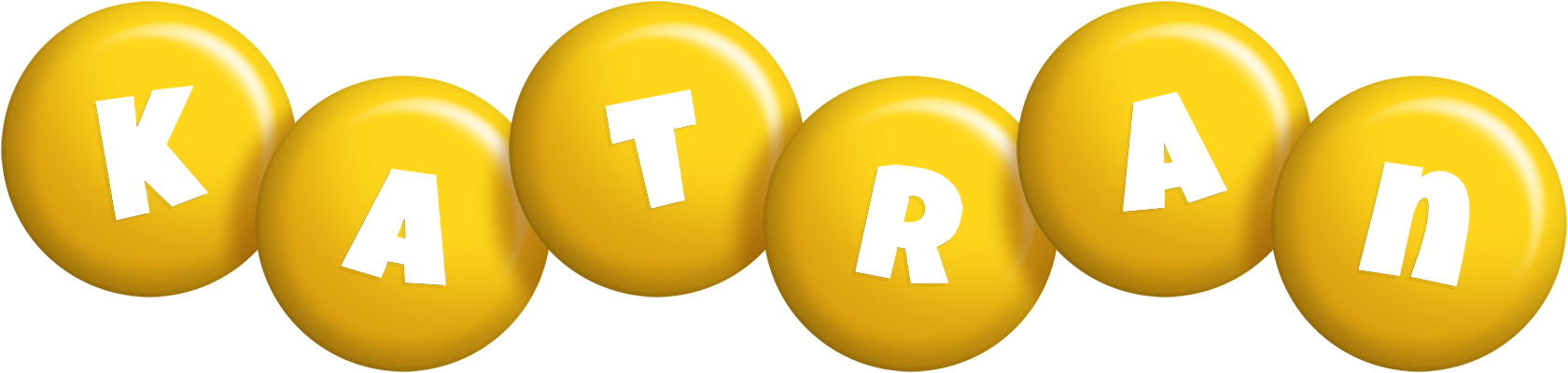 Katran candy-yellow logo