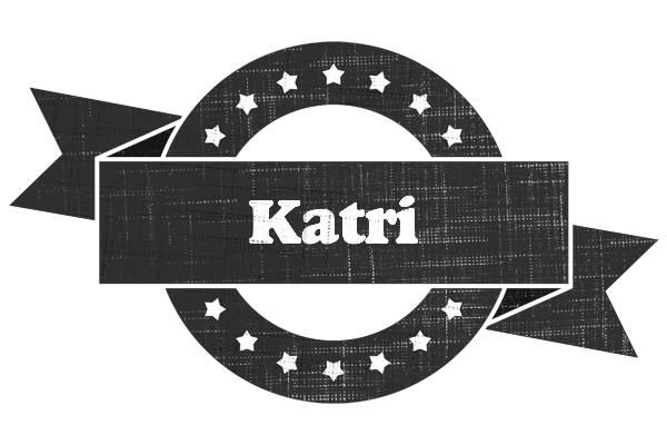 Katri grunge logo