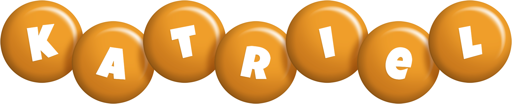 Katriel candy-orange logo