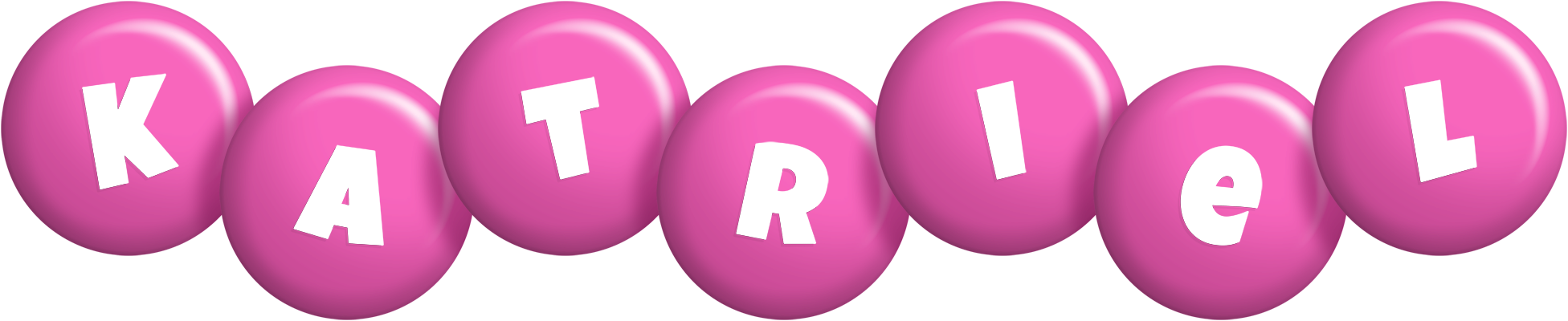 Katriel candy-pink logo