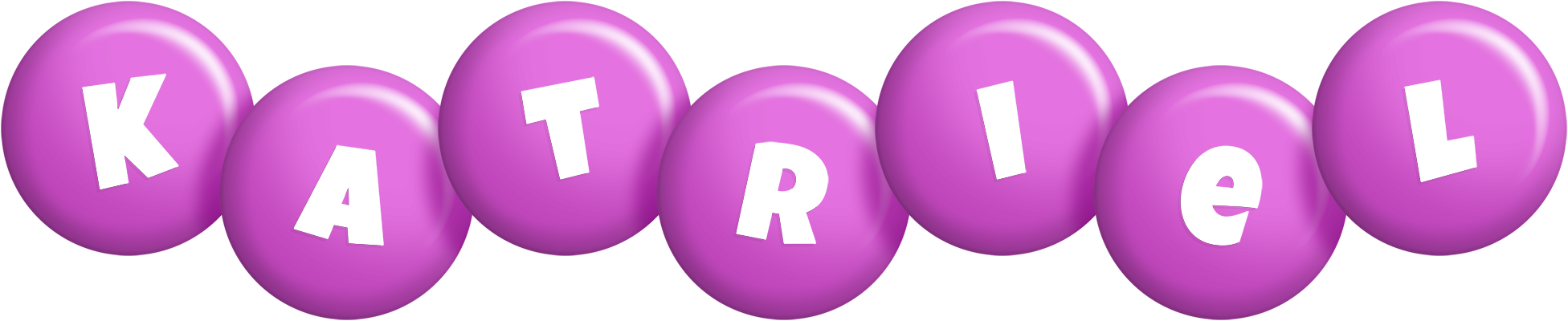 Katriel candy-purple logo
