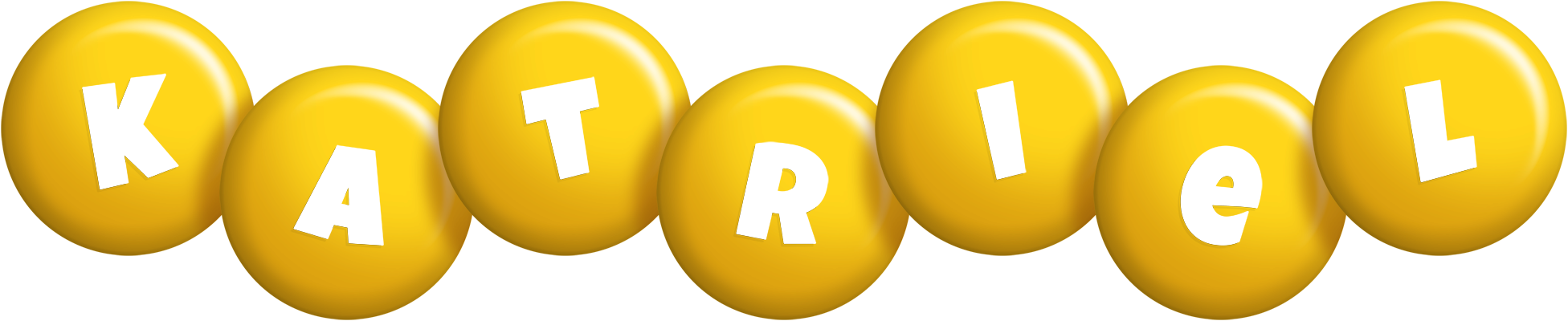 Katriel candy-yellow logo