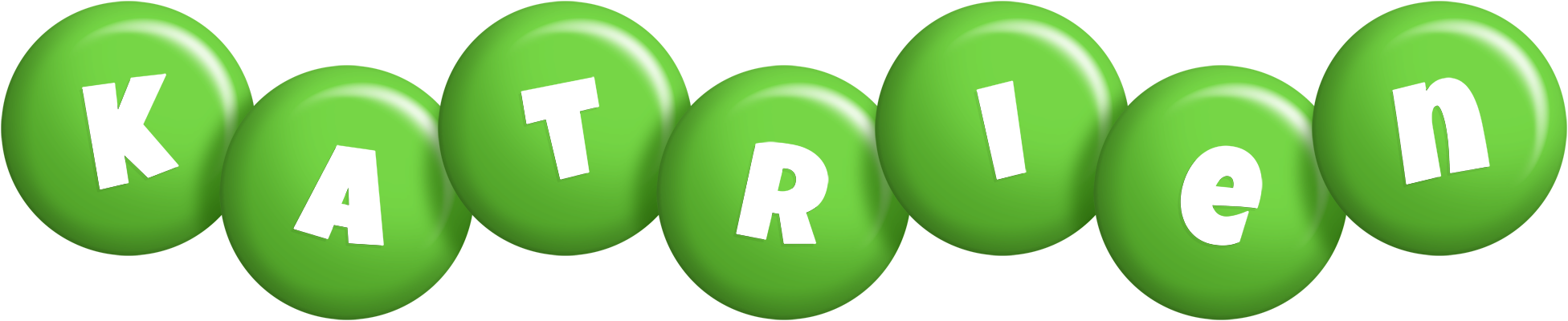 Katrien candy-green logo