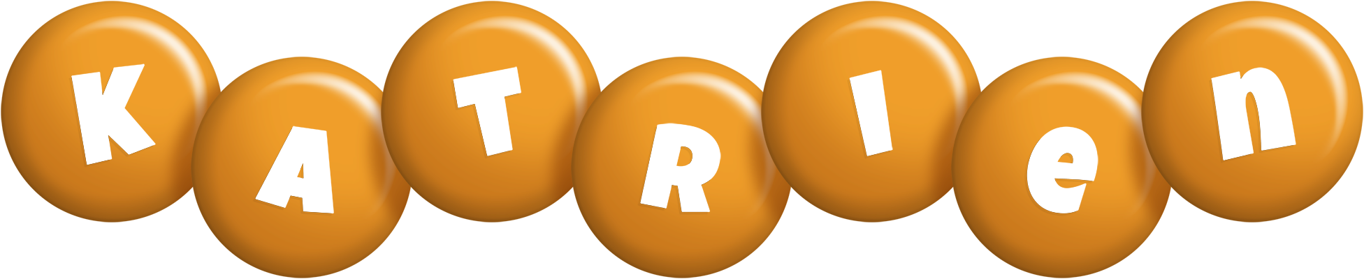 Katrien candy-orange logo