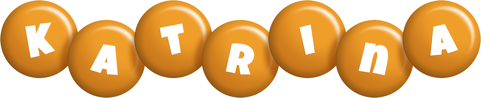 Katrina candy-orange logo
