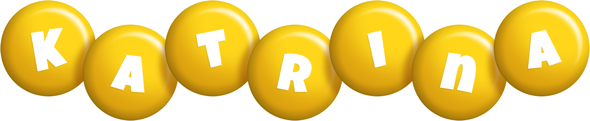 Katrina candy-yellow logo