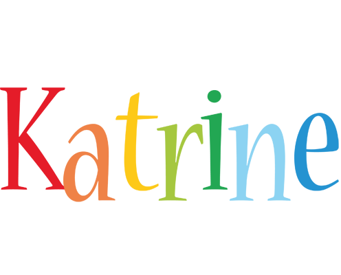Katrine birthday logo