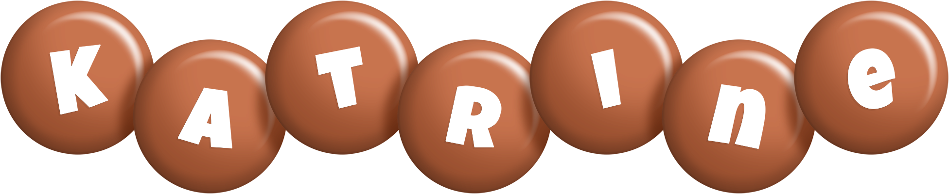 Katrine candy-brown logo