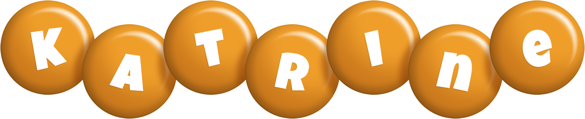 Katrine candy-orange logo