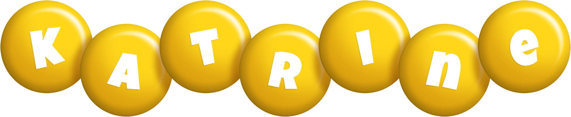 Katrine candy-yellow logo