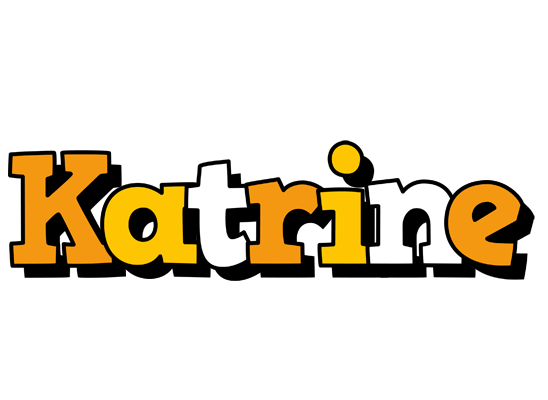 Katrine cartoon logo