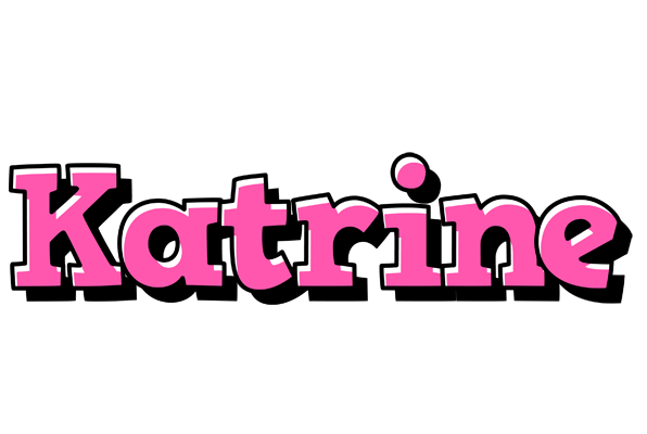 Katrine girlish logo