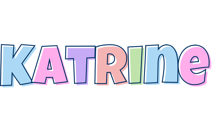 Katrine pastel logo