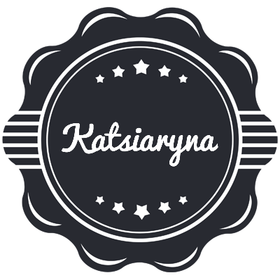 Katsiaryna badge logo