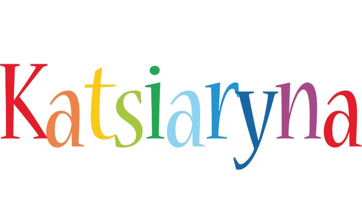 Katsiaryna birthday logo