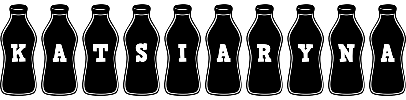 Katsiaryna bottle logo