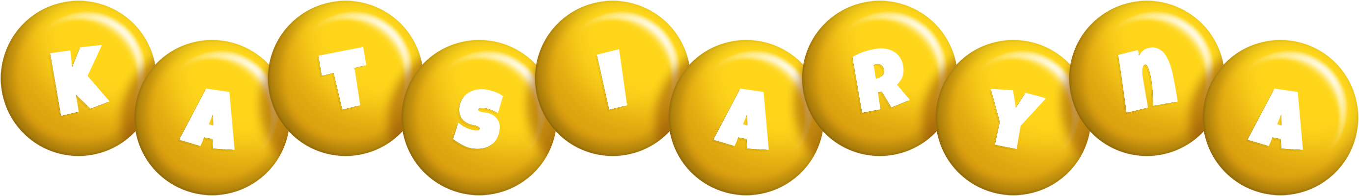 Katsiaryna candy-yellow logo