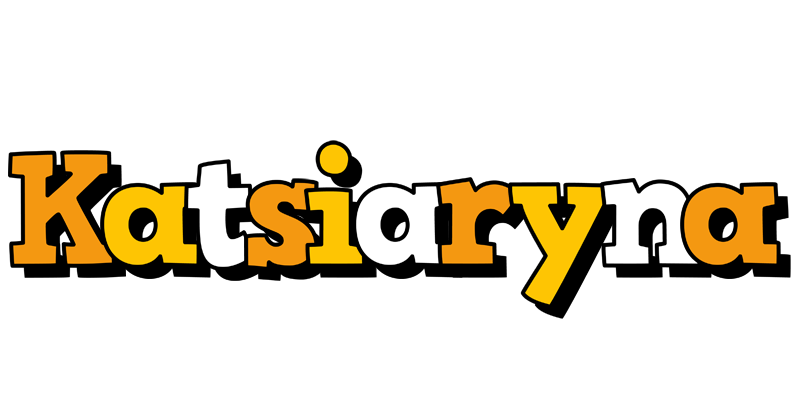 Katsiaryna cartoon logo