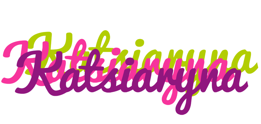 Katsiaryna flowers logo