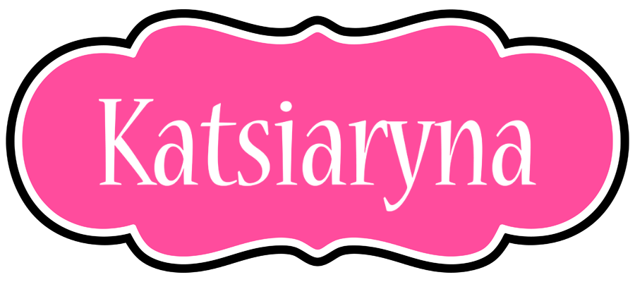 Katsiaryna invitation logo