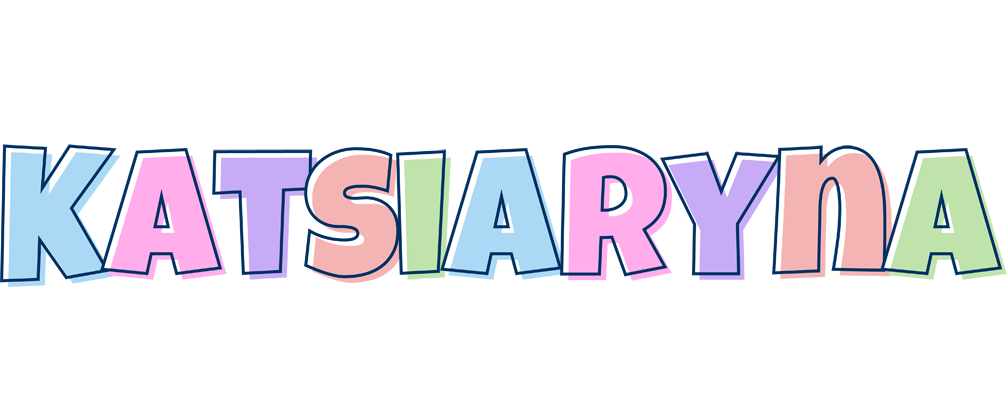 Katsiaryna pastel logo
