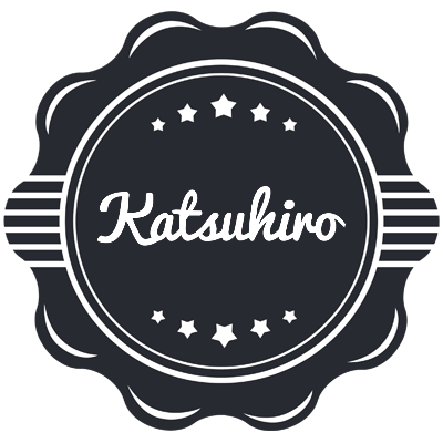Katsuhiro badge logo