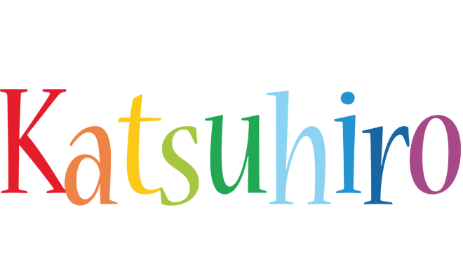 Katsuhiro birthday logo