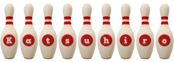 Katsuhiro bowling-pin logo