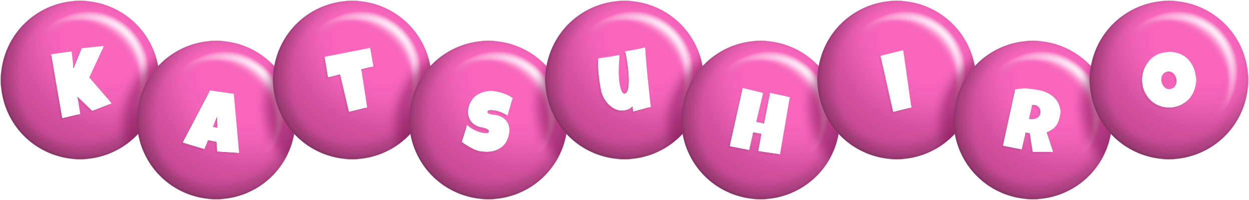 Katsuhiro candy-pink logo