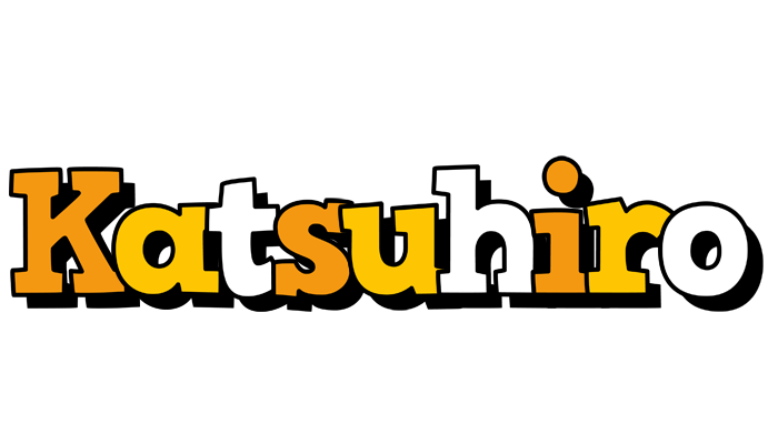 Katsuhiro cartoon logo