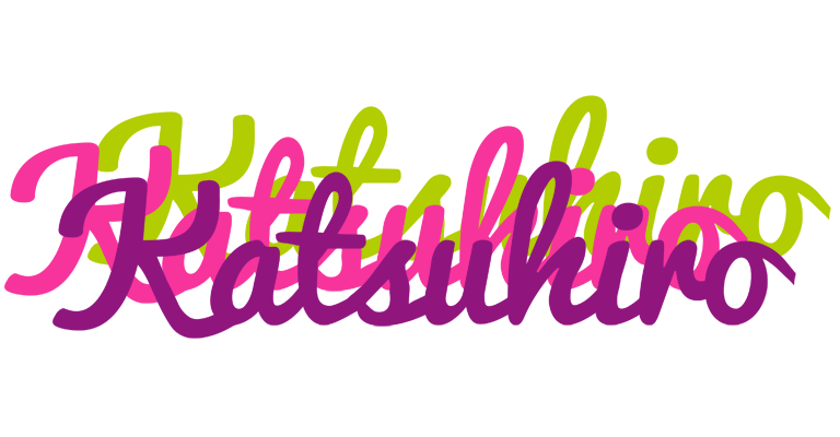 Katsuhiro flowers logo