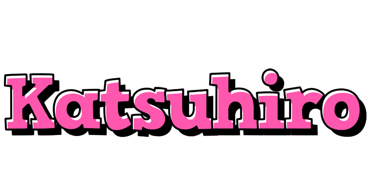 Katsuhiro girlish logo