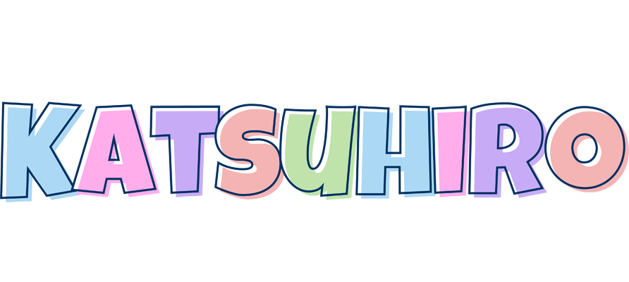 Katsuhiro pastel logo