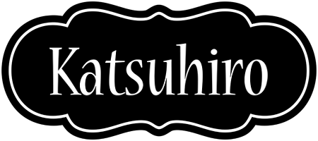 Katsuhiro welcome logo