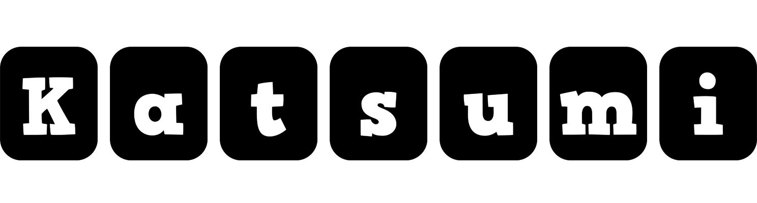 Katsumi box logo