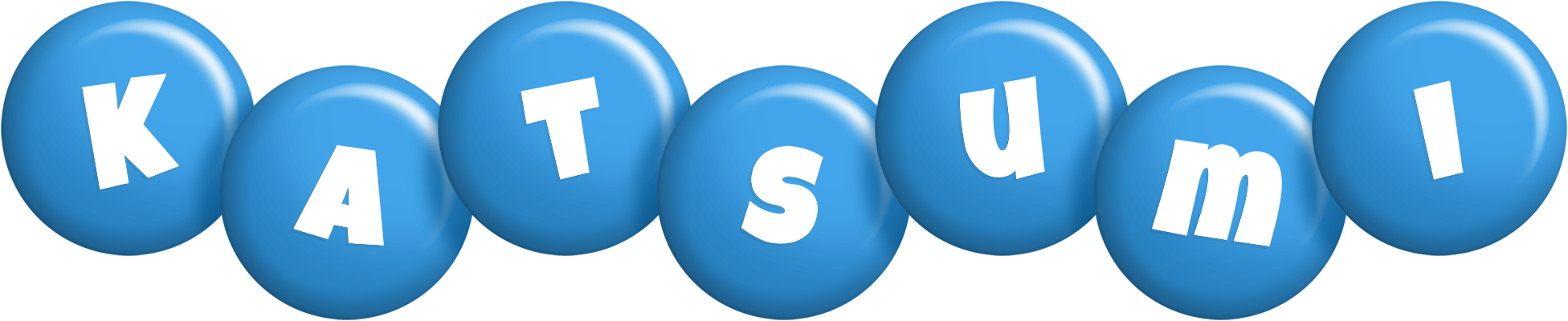 Katsumi candy-blue logo