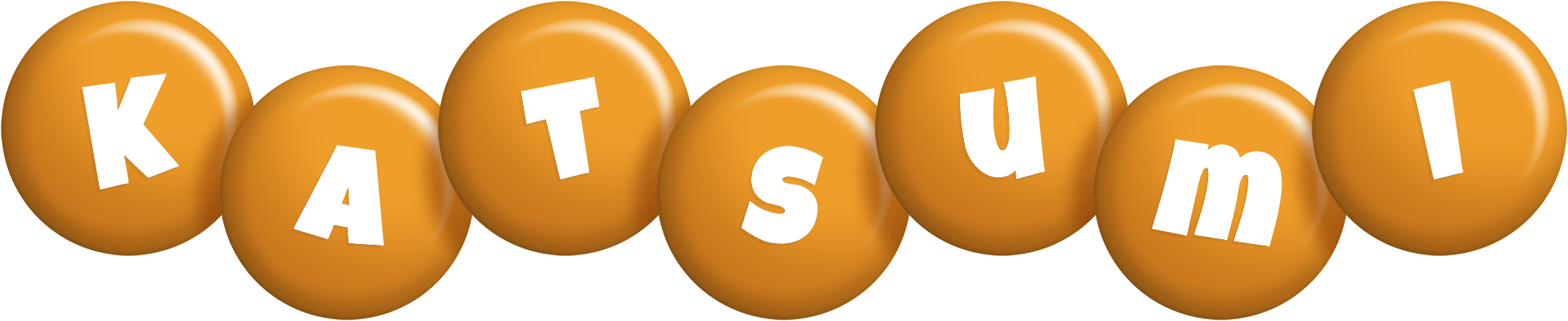 Katsumi candy-orange logo