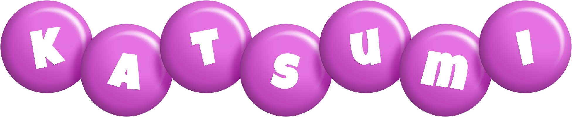Katsumi candy-purple logo