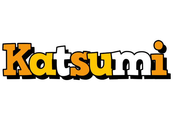 Katsumi cartoon logo