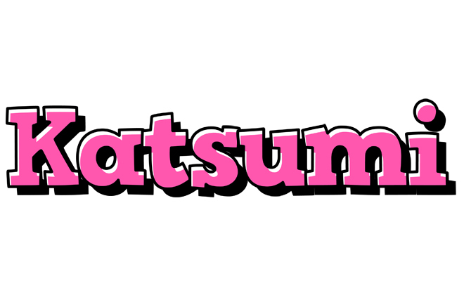 Katsumi girlish logo