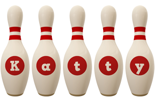 Katty bowling-pin logo