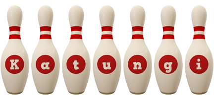 Katungi bowling-pin logo