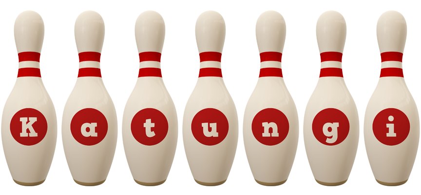 Katungi bowling-pin logo