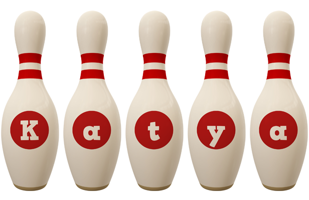 Katya bowling-pin logo