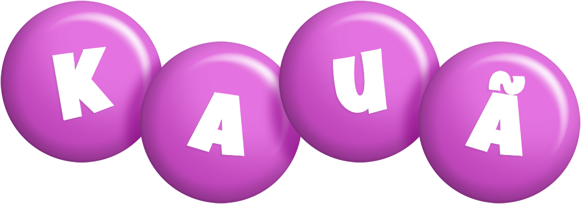 Kauã candy-purple logo