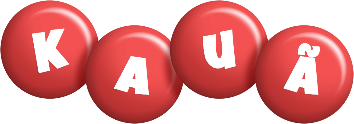 Kauã candy-red logo