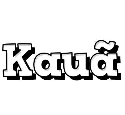 Kauã snowing logo