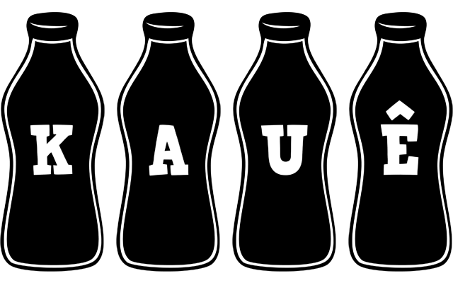 Kauê bottle logo